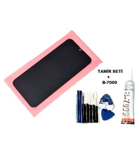 Tkgz General Mobile GM 20 Uyumlu Lcd Ekran Dokunmatik + B-7000 + Tamir Seti