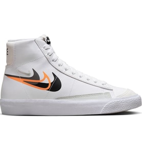 Nike Blazer Mid Leather Womens Sneaker Hakiki Deri Bilekli Kadın Günlük Spor Ayakkabı Beyaz