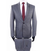 Jan Carlucci Yünlü Slimfit Drop 6 Takım (Gri)