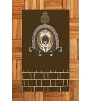 EVDEYA Dijital Baskılı Yıkanabilir Şık Tasarım Namaz Halısı Seccade 70x130cm, Seccade-49-kahve, (Kahverengi)