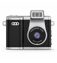 Retro Mini Dijital Kamera 1.44'' LCD Ekranlı Fotoğraf ve Video Kamerası 1080P Kayıt 32GB microSD Destekli USB Şarjlı
