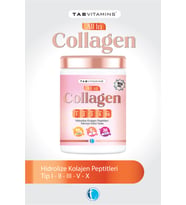 All in Collagen 30 Servis Aromasız Hidrolize Kolajen Peptitleri Tip 1 Tip 2 Tip 3 Tip 5 Tip 10