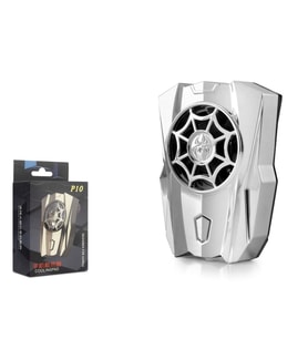 HADRON HDX4387 Klipsli Bataryalı Vantuzlu Telefon Soğutucu Fan Gri