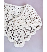 Örgü Bandana Ekru