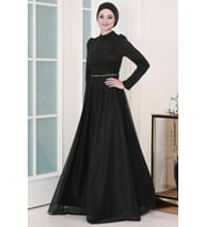 Işıl Abiye Siyah SN46