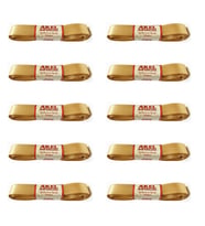 Dar Dokuma Altın Gold Saten Kurdele - 2 Cm. x 10 Metre - 10 Adet