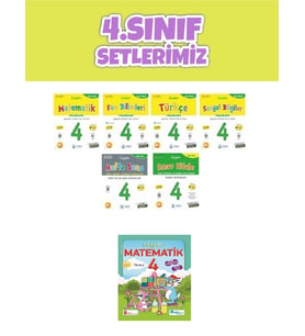 4.SINIF YENİ NESİL İLKOKUL SETİ – Tam Set (Türkçe-Matematik-Fen-Sosyal-Sınav Kitabı-Hafta Sonu) (Karışık)
