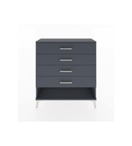 Arges Şifonyer 4 Çekmeceli 88x30x96 Antrasit-Antrasit