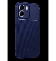 Oppo Oppo A6T 5G Uyumlu Auto Focus Karbon Kapak - Lacivert