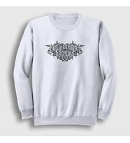 Presmono Unisex Beyaz Logo Der Weg Einer Freihei Sweatshirt 382138tt (Beyaz)