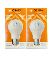 Osaka 10W (75W) 6500K (Beyaz Işık) E27 Duylu Dim Edilebilir Led Ampul (2 Adet)