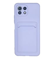 Mey İthalat® Mi 11 Kılıf Kelvin Kartvizitli Silikon - Lila