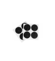 KENDİNDEN YAPIŞKANLI KEÇE PED YUVARLAK SİYAH 50MM 24 PARÇA 30116