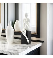 Estetik Kadın Heykeli Minimal ve modern hediyelik dekoratif obje 15 cm