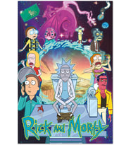 and Morty Merch - Rick and Morty Poster 4. Sezon - Dekorasyon Oturma Odası veya Yatak Odası Dekorasyonu - Oda Dekorasyonu - Boyut: 61 x 91,5 cm - Orijinal Hediye - Resmi Lisans
