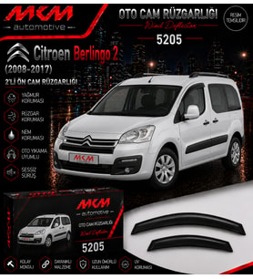 Citroen Berlingo 2 (2008-2017) 2'li Ön Mugen Cam Rüzgarlığı
