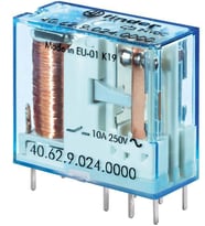 Finder 40.62.9.024.0000 24v 10a Dc 2 Kontak Minyatür Pcb Röle ( Lehim Dağılması Korumalı )