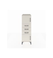 Kronos Dolap Tek Raflı 3 Çekmeceli 2 Kapaklı 44x59x134 Aytaşı-Aytaşı
