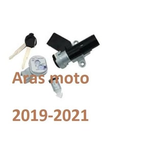 Honda Activa S 125 Kontak Seti 2019 - 2021 A Kalite-Arasmoto (Siyah)
