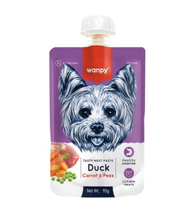 Wanpy Taze Ördekli&Havuçlu Köpek Et Ezmesi 90 gr
