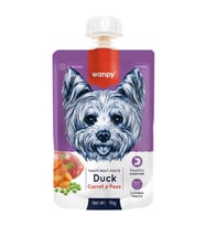 Wanpy Taze Ördekli&Havuçlu Köpek Et Ezmesi 90 gr