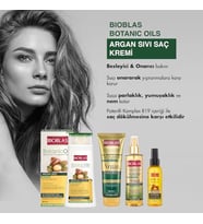 Bioblas Saç Dökülmesine Karşı Sıvı Saç Kremi – Argan Yağlı, Bitkisel Serumlu, Durulanmayan, Kolay T