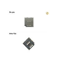 İphone 11 Pro Max Sim Konnektörü Çift Anakart sim okuyucu soketi sim kart yuvası lehim parçası sim kart okuyucu konnektörü