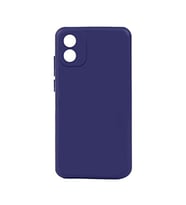 Coverzone TCL 303 ile Uyumlu Silikon K?l?f - Soft ve P�r�zs�z D?? Y�zey, Ultra ?nce Yap?l?, Esnek Silikon Arka Kapak - Lacivert