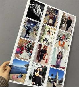 KİŞİYE ÖZEL FOTO KART 12 ADET 9X11