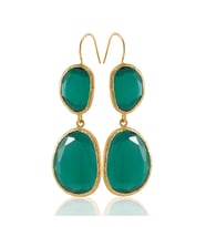 Kadir Jewellery 22 Ayar Altın Kaplama Kadın Sallantılı Küpe -El İşçiliği Ve Hipoalerjenik Küpe