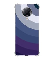 Xiaomi Poco F2 Pro Köşe Korumalı Antişok Kapak Renk Cümbüşü Tasarımlı Şeffaf Silikon Kılıf