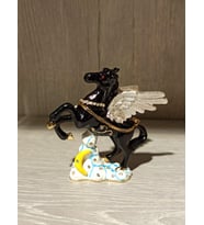 Swarovski Taşlı Pegasus At Mücevherlik / Dekoratif Biblo (Beyaz)