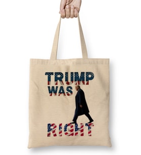 Trump Was Right Bez Çanta Uzun Saplı