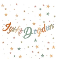 İyi Ki Doğdun Kaligrafi Banner Retro 110x20 cm