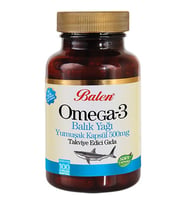 Balen Omega 3 Balık Yağı 650 mg 100 Yumuşak Kapsül