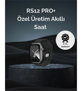 Rs12 Pro+ 2025 Serisi Uzun Şarj Süreli Full Ekranlı Özel Üretim Akıllı Saat – 2Gb Hafıza, Amoled, G