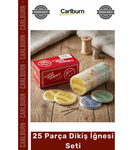 #DikişSeti Paslanmaz Çelik Profesyonel Terzi Nakış Hobi El Dikiş Kutusu 25 Parça Dikiş İğnesi Seti
