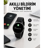 Mey İthalat® Akıllı Saat Çok Fonksiyonlu Sesli Görüşme NFC Uyumlu Amoled Ekran Yeni Nesil