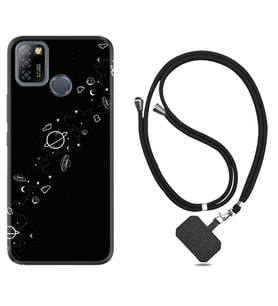 INFINIX Smart 4 5 6 Zero 8 S5 Pro Kılıf Boyun Askılı Silikon Planet 1620