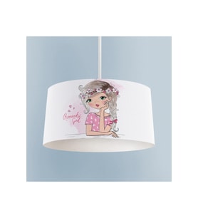 MEKTA HOME BEBEK VE ÇOCUK ODASI Romantic Girl Desenli Avize