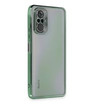Durukar® Redmi Note 10 Pro Kılıf Lensli Silikon - Yeşil