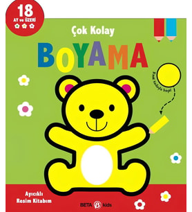 Nessiworld Çok Kolay Boyama Ayıcıklı Resim Kitabım