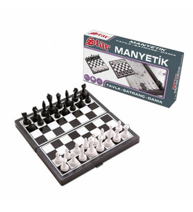 Mulvxurg  Urg02 1050170 Manyetik Satranç-Tavla 2Si 1 Arada Küçük Boy (Mulvix)