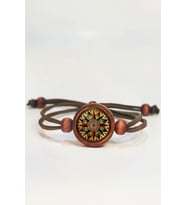 Pusula Ahşap Bileklik