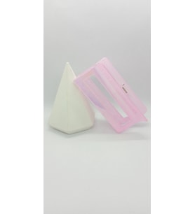 Pembe Renk Hologramlı Mandal Toka