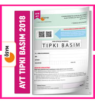 YKS-AYT 2018 ÖSYM Tıpkı Basım Türkiye Geneli Dijital Çözümlü Çıkmış Soru Kitapçı (Beyaz)