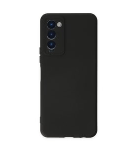 Tecno Camon 18 Kılıf Nano İçi Kadife Silikon - Siyah