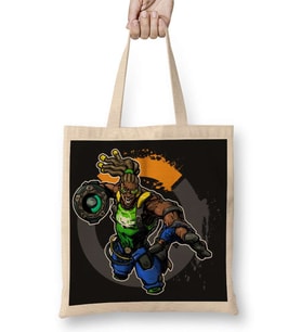 Overwatch One Fanart Lucio Bez Çanta Uzun Saplı