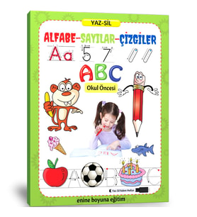 Süper YAZ SİL Kitabı (Alfabe-Sayılar-Çizgiler)