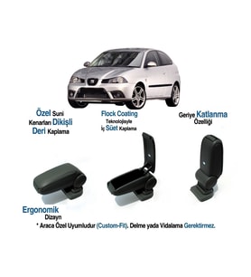 SEAT IBIZA 6L  ARACA ÖZEL KOL DAYAMA VİDASIZ KOLÇAK 2002 2003 2004 2005 2006 2007 2008